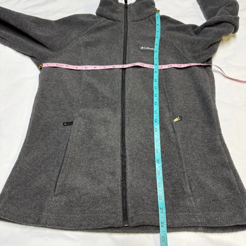 Columbia Benton Springs Gray Fleece Jacket‎ Women’s Small EUC